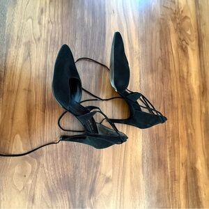Elegant Black Suede Paul Green 3” Heels